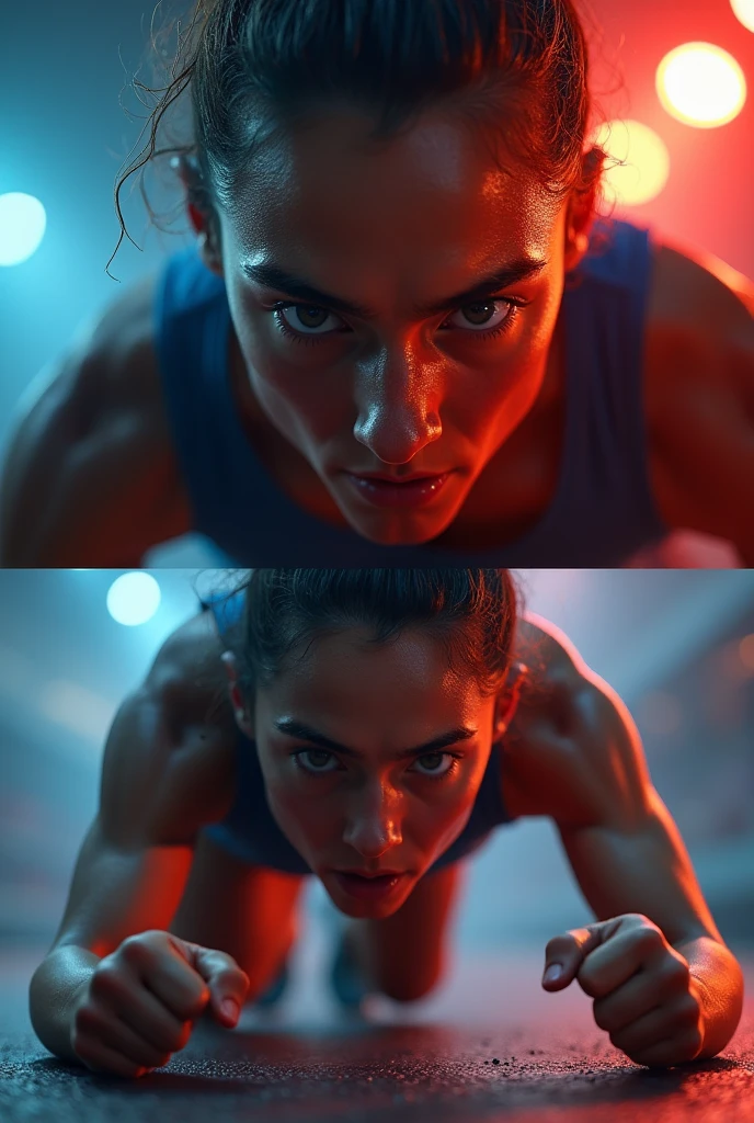 Very exaggerated sprints, flattering camera descriptions