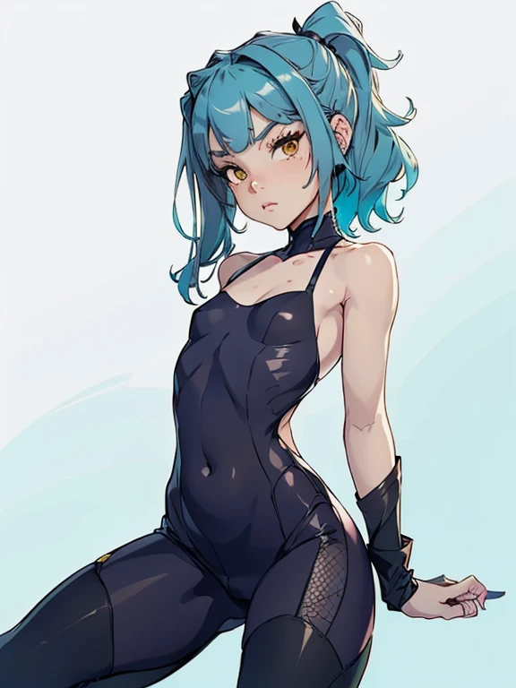 Character is a young girl, approximately 18-19 years old, approximately 165 cm tall. Slim body, good figure, proportionate figure, cute face, eye color and hair color are amethyst purple.