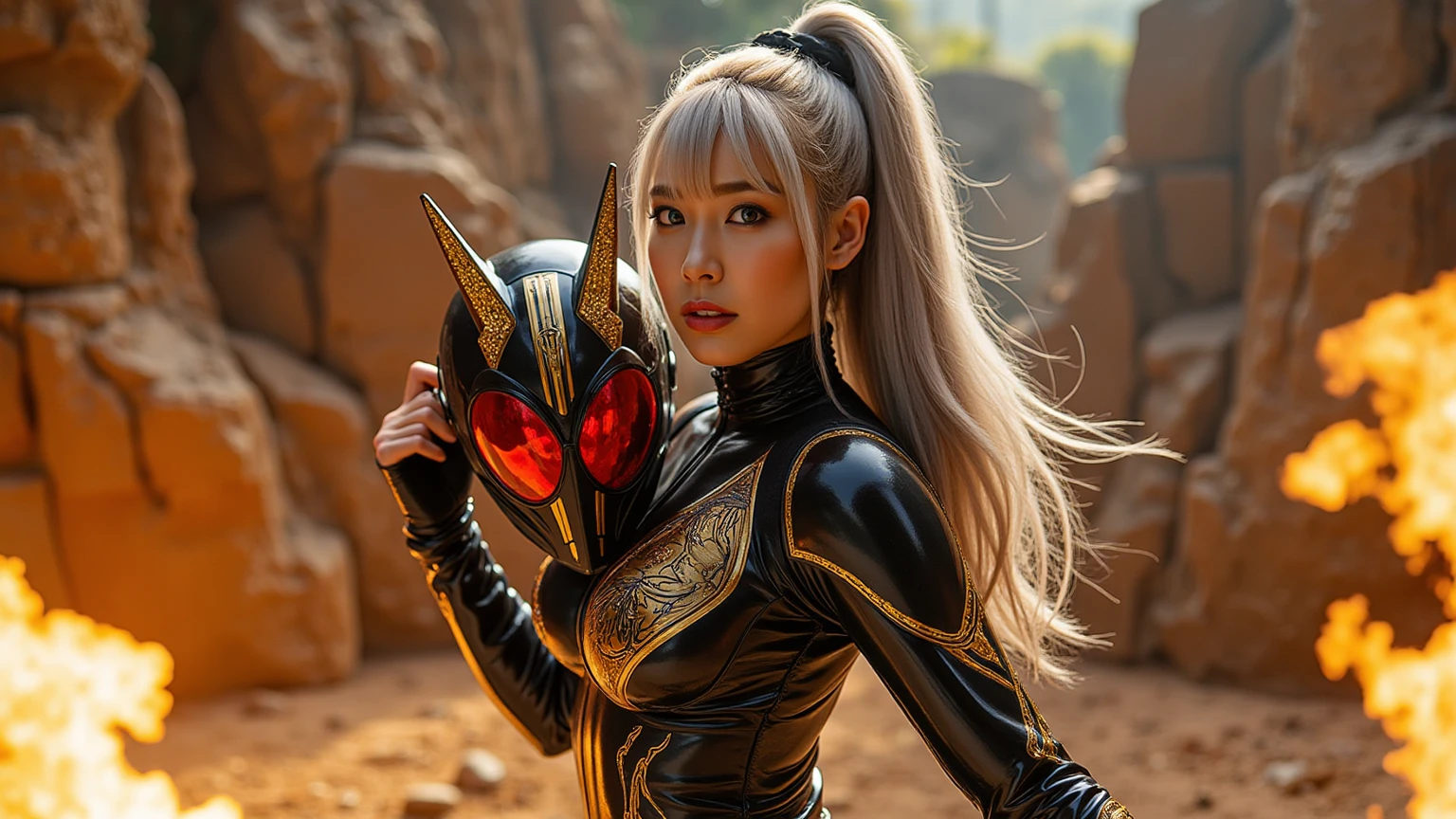 ((World of Darkness)),Professional , masterpiece、top-quality、photos realistic , depth of fields 、(((Fight dragons))),(Dragon Black Metal Body:1.9),(Latex Blue、(cleavage of the breast),(Fight dragons)、Full Body Angle、(((Particles of light))),(Micro Bikini Armor:1.7),Gorgeous gold weapons ,(Fight dragons)、Seductive look、The face of the dragon is out、(blood splattere、Armpit、((((With a magic wand))), ) , (((Wearing a black latex wizard hat))),(demonic wings) ,((a blond))、(Castle background)、((Gangle's forest background))、Beautiful Caucasian beauty、1a person、Armpit、dynamic ungle,(((Detailed Gold Dragon Wizard Hat)))、Smaller head、A smile、Castle background、Thin and beautiful female hands、cleavage of the breast、Soldier in iron armor on background、Mystical expression、Light Effects、intense fighting、Wind-effect、magic circles、With the legendary magic wand、Dragon's tail、explosions、Toostock、Toostock、(Beautuful Women),