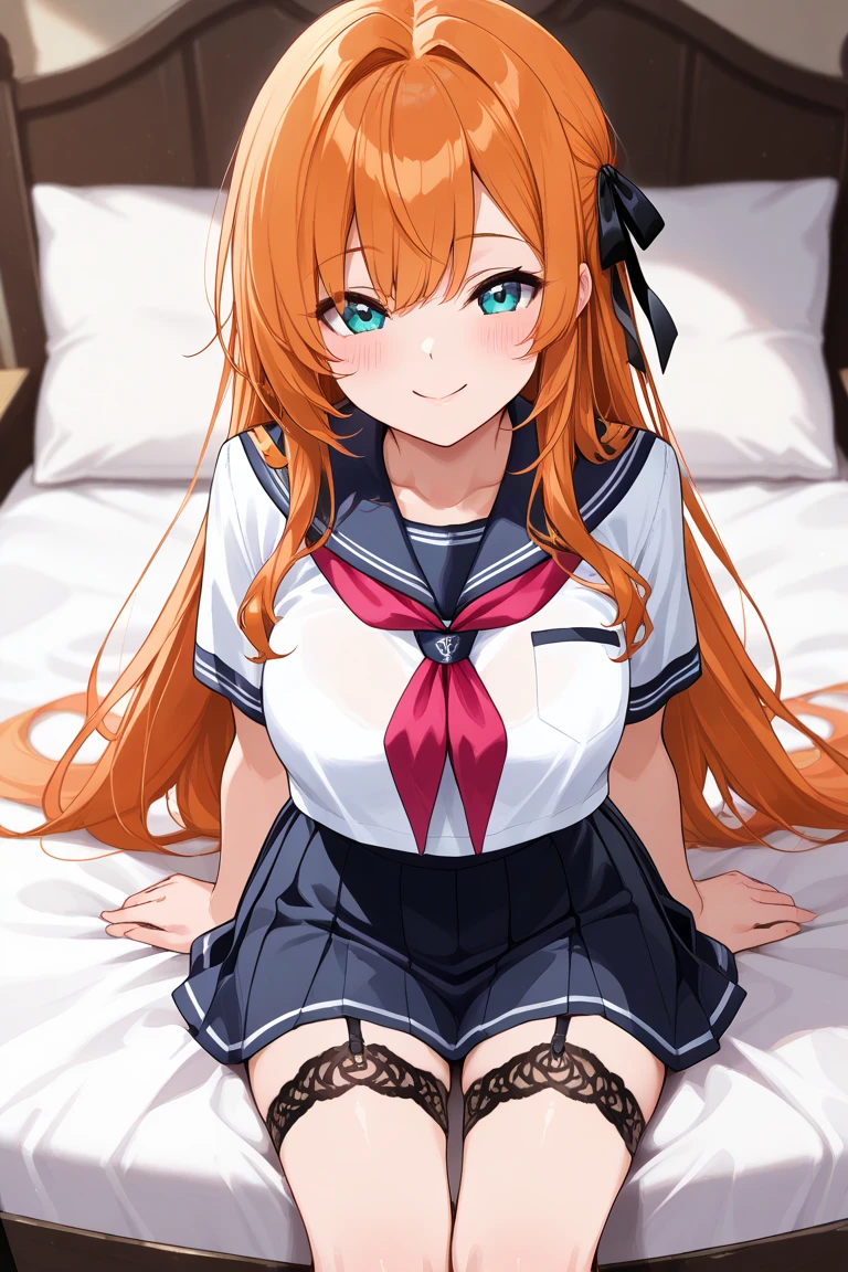 ((masterpiece)), ((best quality)), (ultra-detailed), anime style, a cute girl, 1girl, solo, gym shorts00, ((beautiful eyes))0, smile