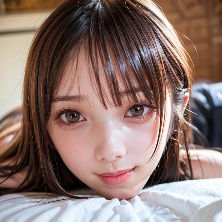 Highest quality, Realistic, Perfect Human Anatomy, Very detailed, Very delicate and beautiful, Raw photo, Professional Lighting, Illumination, Depth of written boundary, Single focus, whole body, Skinny Japanese woman, 30-year-old woman, Brown Hair, Small Head, Beautiful Eyes, True Face, Realistic skin, Fine grain, Lace Underwear,(((One person)))