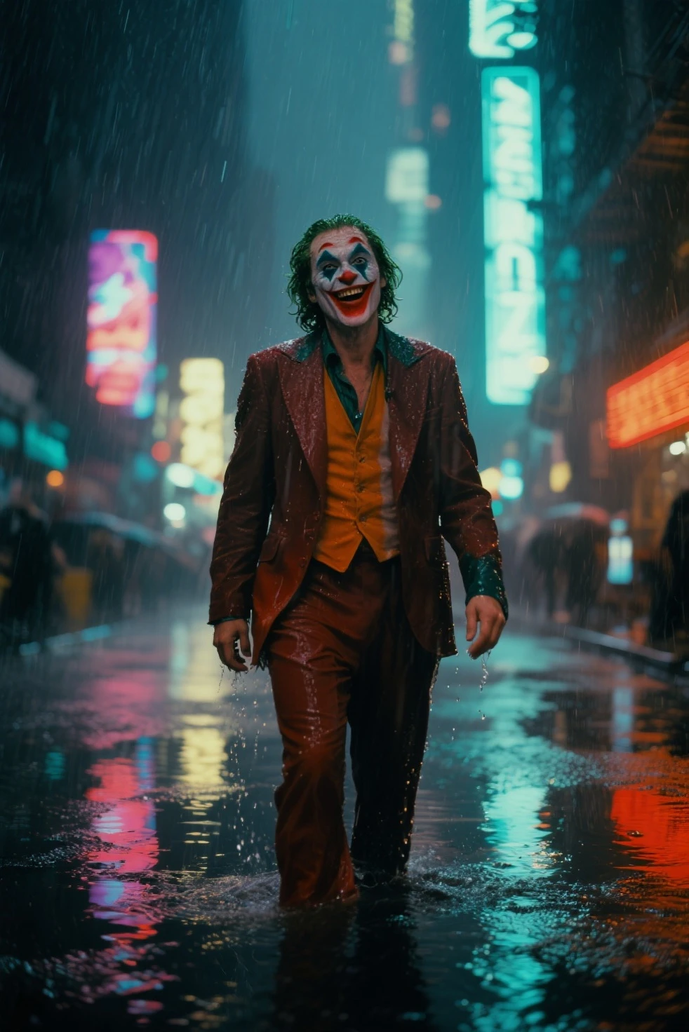joker movie,Suit,The character in the middle becomes the joker movie