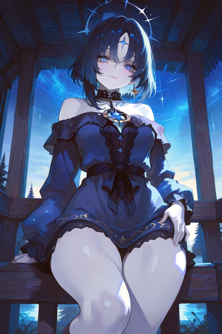 1 character, Woman, tanned skin, brown eyes, short hair, black and brown hair, messy hair, small, big tits, big thighs, a little fat, creature of winter, winter, cold (best quality, 4k, 8k, high resolution, masterpiece: 1.2), ultra detailed, (realistic, photo-realistic, photo-realistic: 1.37), highly detailed portrait, beautiful detailed eyes, beautiful detailed lips, extremely detailed eyes and face, long eyelashes, intricate details, fantasy, magical realism, vibrant colors, underwater scene, bright bioluminescent lights, glowing scales, adorable, cute, cuddly