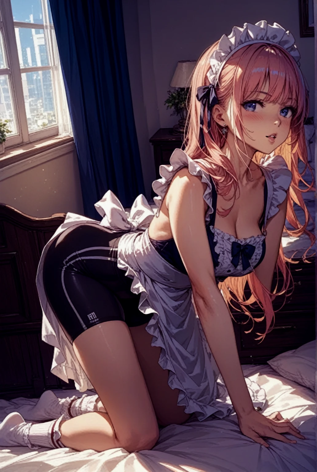 1girl in、AS-Adult、Underwear、Cute underwear、Upper body portrait、Fox ears、