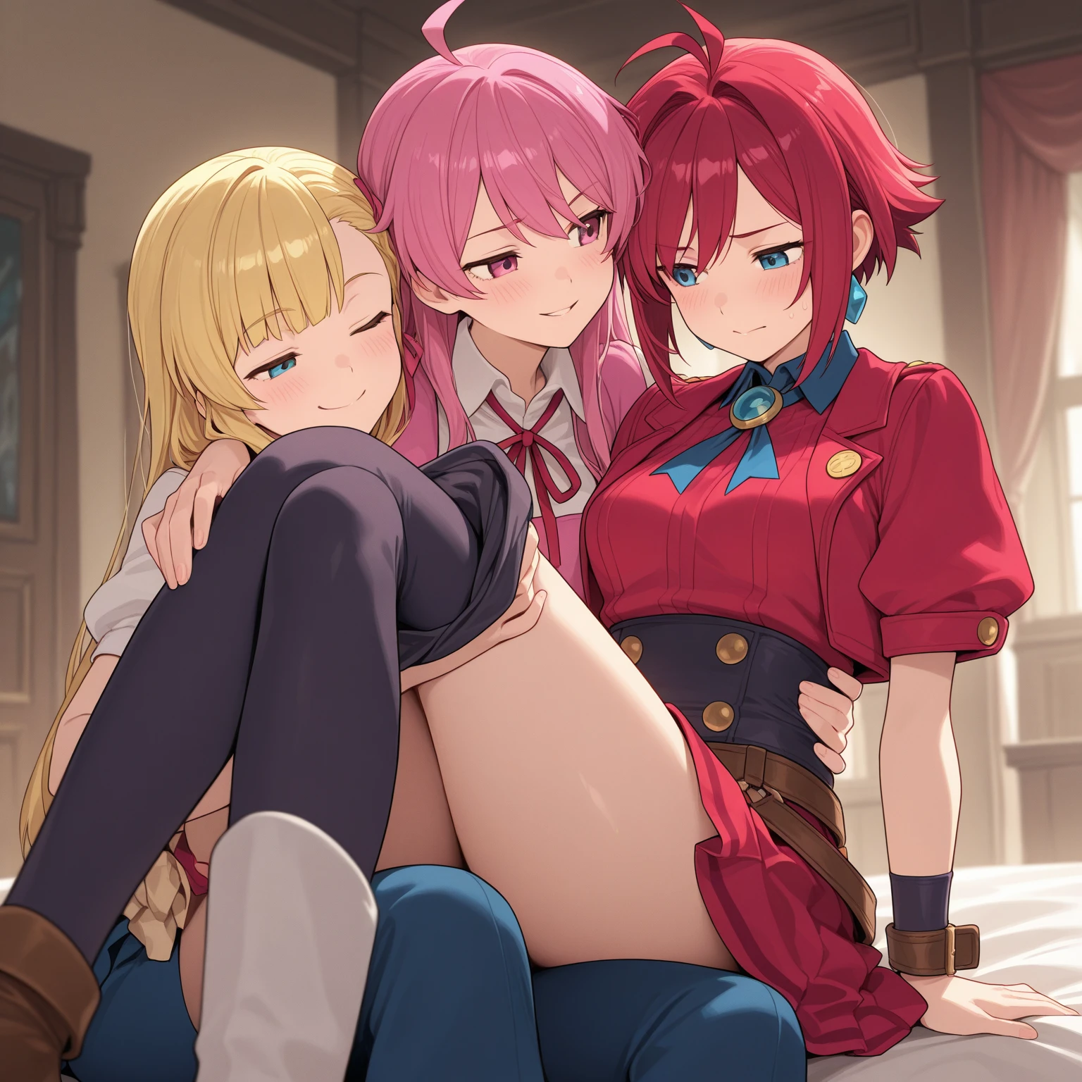 Porn shoot、Porn Shooting、Multiple camcorderaki Nishikino、lovelive 、μ'sメンバー、Multiple members、Beautiful woman、cry、Blazer Uniform、On the bed、Very short pleated skirt、Very thick thighs、Photo session、Acme Face、Best image quality、High resolution、masterpiece、super high quality、Bouncing 、Thick pubic hair、Screaming orgasm face、Black Purple Panties、Black Purple Bra、Very big ass、Very large breasts 、blush、4k quality、blush、cry of ecstasy、Wearing black knee socks、Sweaty all over、Heavy breathing、Cowboy Shot、Shaking breasts、上下にShaking breasts、Penis sheath、Cowboy Shot、男性とSexする、Multiple menに囲まれている、Multiple men、{Highest quality}, {so beautiful}, {Very detailed}, {Best illustrations}, Browsing Caution, girl, Lie on your back and spread your legs、rape、Sex、You can put your finger in my vagina、High speed piston、A depiction of a man violently thrusting his penis into a woman