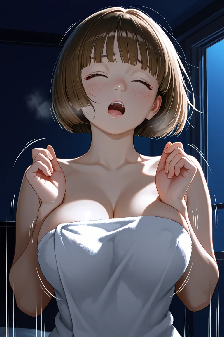drawn by the world's best illustrator,{{{masterpiece}}}, super fine illustration, best quality, light particles, ultra-detailed, 8K wallpaper, (bright colors:1.2),
(a short girl:1.8),loli,solo,straight hair,shiny hair,long spread hair,brown hair,
(straddling:1.5),(front arched back:1.5),(leaning forward:1.7),(M-shaped spread legs:1.4),(sit astride on a boy:1.4), (girl on top:1.3),(cowgirl position:1.4),(rodeo:1.4),(((squat))),
(((from in front))),(viewer looking up at girl:1.3),(viewer is girl’s below:1.3),(perspective looking up:1.3),from directly below,
(((dynamic angle))),(((from below))),
(from below:1.5),
a boy,hetero,a boy in below,a boy lying down,
vagina,(big breasts:1.5),((natural soft breast)),shiny skin,
(naked:1.7),detailed nipples,
(Drooping eyes:1.8),detailed eyes,black eyes,shiny eyes,
delicate linestailed face,well-groomed face,ultra detailed face,balanced each parts of face,delicate linestailed face,
(orgasm face:1.8), O-face,blush cheeks,(look down at the boy:1.3),smiling,
(cum out:1.2),nsfw,vaginal penis,(intense Sex:1.1),
simple flat black background,