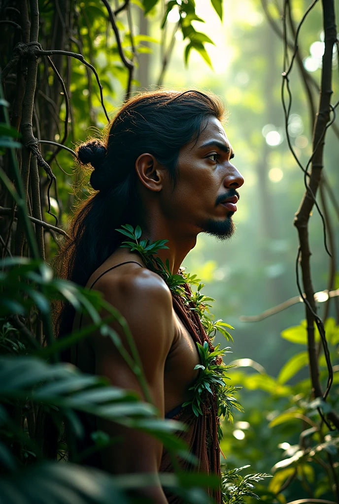 indigenous man of Brazil