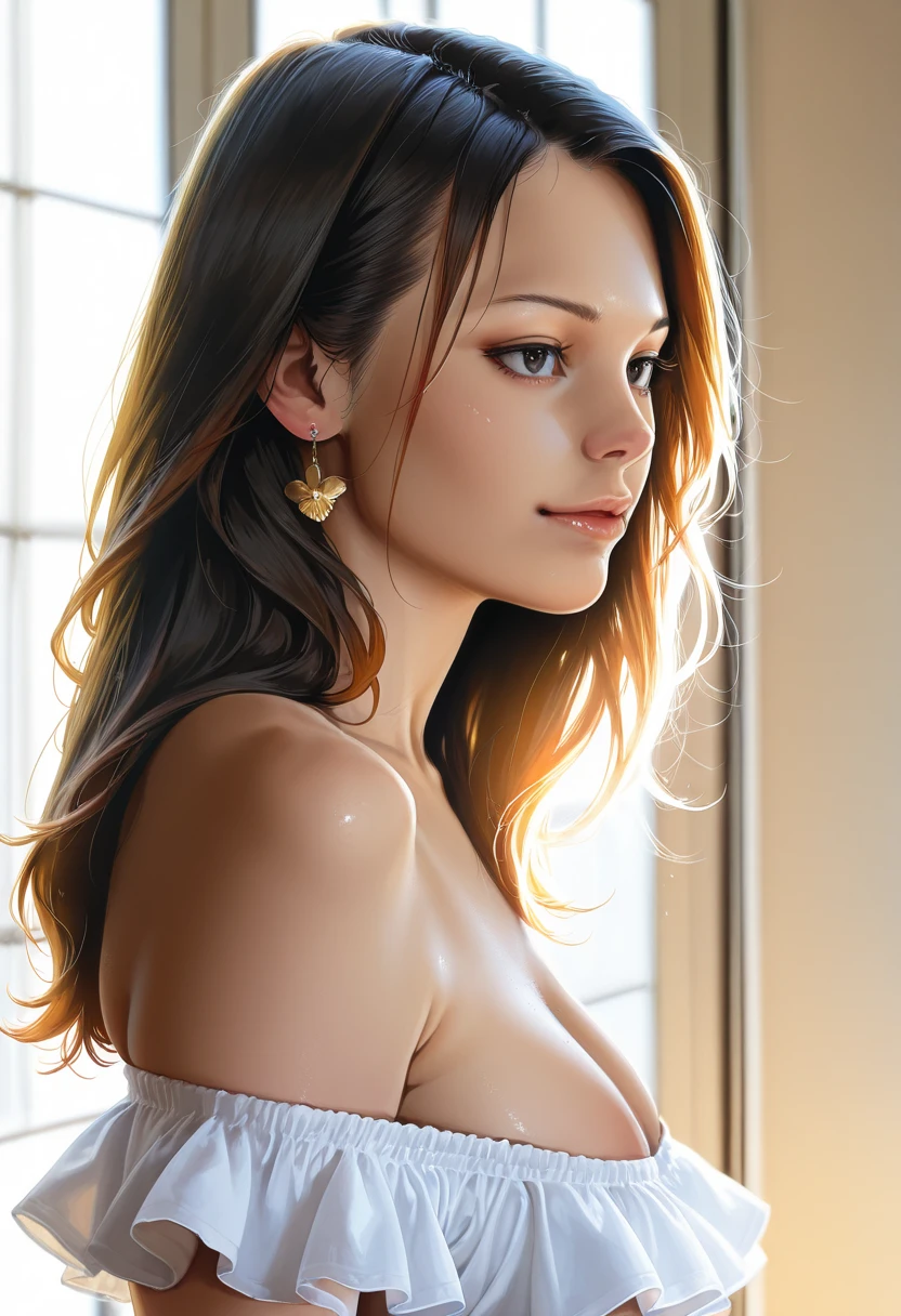 Four 12-year-old high school girls, very long straight hair, like rapunzel,little princess face,innocent, tender, totally naked without clothes, perfect erect nipples, very big huge breasts, Thin waist, long and shapely legs,Whole body, barefoot, lying on the floor between a corn field,(views from above),ultra high definition, realist, vivid colors, muy detailed, UHD drawing, Pen and ink, perfect composition, beautiful, detailed, Intricate, increíblemente detailed, Octane rendering, trend in artstation, 8k art photography, photorealist concept art, Soft natural volumetric cinematic perfect light