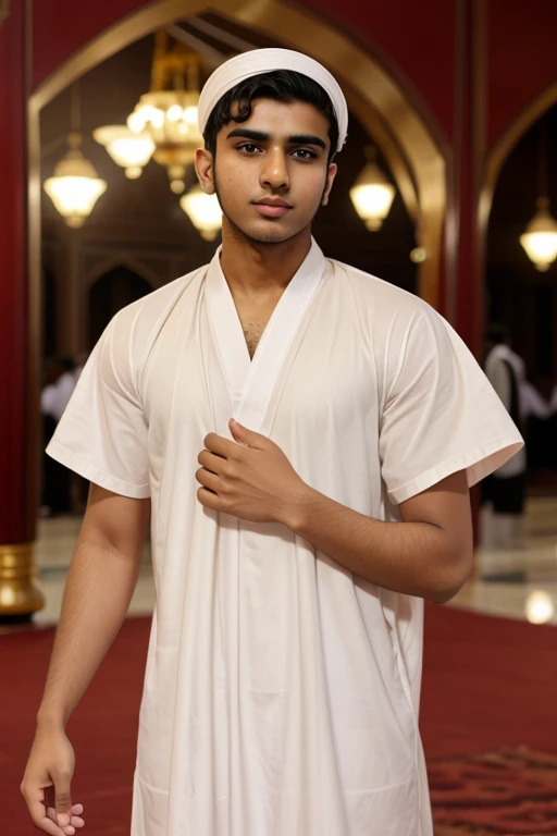 A sexy indian (hindu) man, wearing( relegious cloths), perfect penis, homoerotic, nsfw ,extremely gorgeous face, ,masterpiece, cinematic