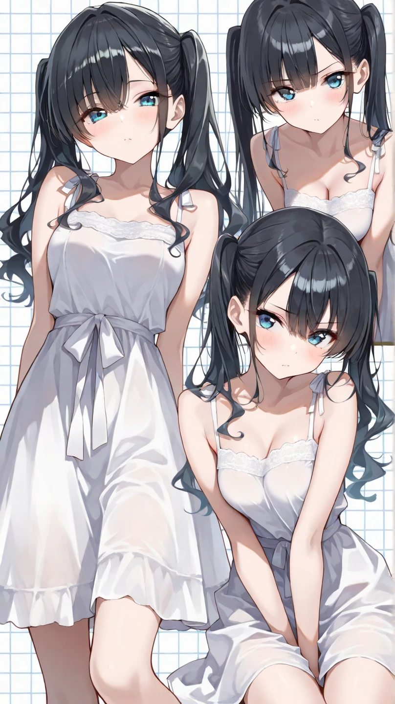 Dressing room, getting on the scale, looking down, panicking, after taking a bath, wrapping a bath towel, (dark skin: 1.3), brown skin, movie lighting, thick eyebrows, small, pigtails, beautiful blonde, braid, (masterpiece), ((highest quality)), (super detailed), glossy skin, full body anime girl, solo, clean and detailed anime face, high resolution anime eyes, five fingers, textile shading, Perfect human structure, perfect anatomy,