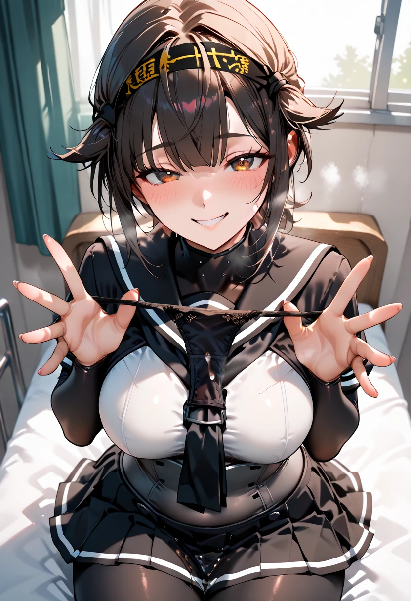 ((Highest quality)), ((masterpiece)), (detailed), One Girl, Shortcuts, Black Hair, garter belt, anime, Genshin Impact, Shortcuts, Red eyes, nice, Mole, , gloves, thin, Browsing Caution, Hypnosis, Sitting, Ahegao, Last, Completely naked, Lure, Shaven, Long Tongue, Cowgirl, ((Beautiful attention to detail)), Red eyes,