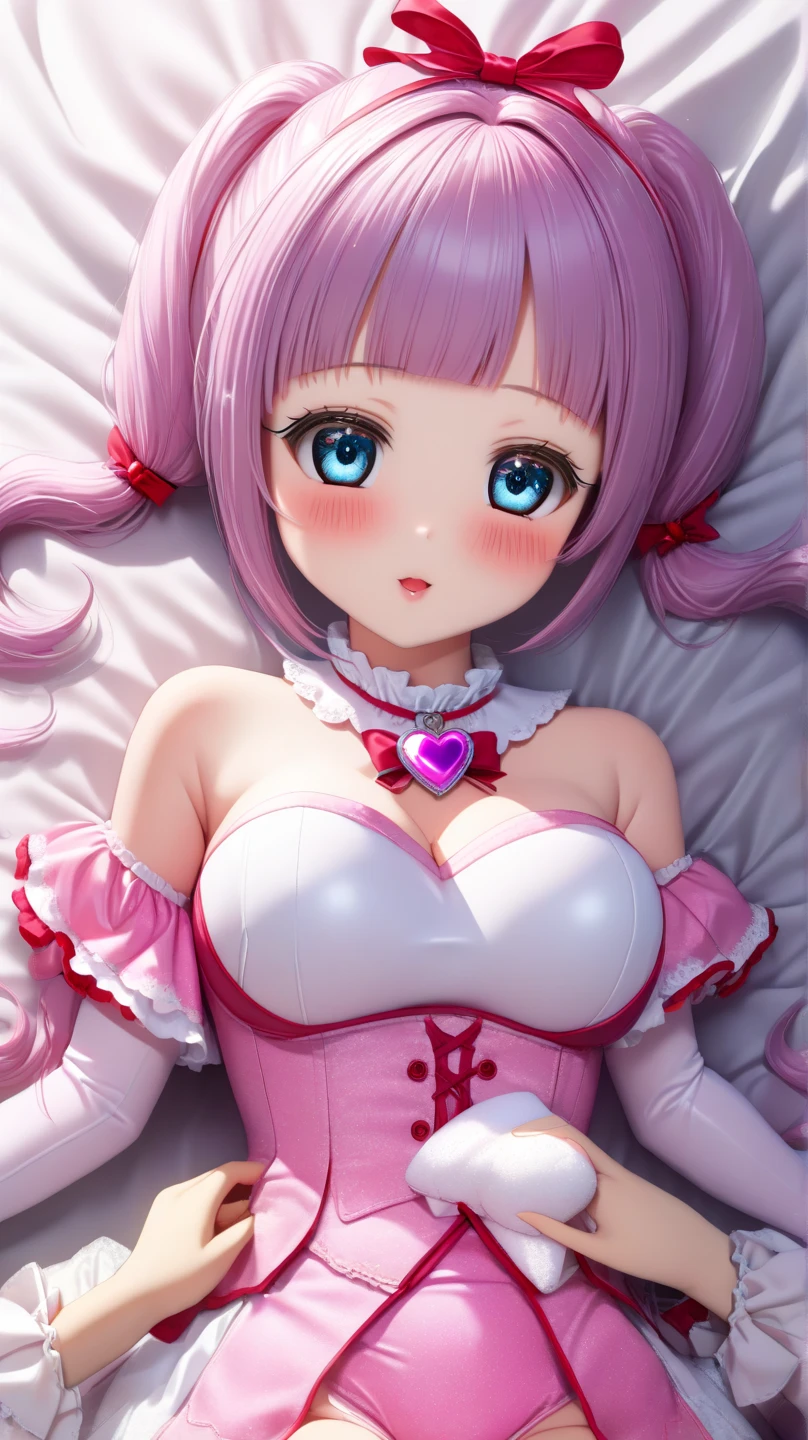 Bright pink heart