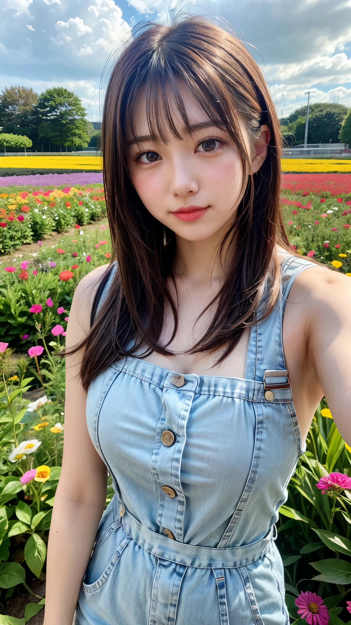 (((Exposing breasts 1.6))),(((Exposing breasts 1.6))),(((Exposing breasts 1.6))),masterpiece, Highest quality, 8k, Absurd, Beautiful medium long bob hair,Woman in her late 20s, That shy expression is cute, （Sensual Style）,(（Seven episodes were filmed...........1.4）), (Nude 1.5), No makeup, The near road and the far road, Written boundary depth, Surreal, High resolution, photograph, Sharp focus, Face lamp, Dynamic Lighting, highest detailed, ,Extreme detaileds、Super detaileded、detailed、Real Skin、elegant features、Positive and optimistic、（The background is a colorful flower field)

