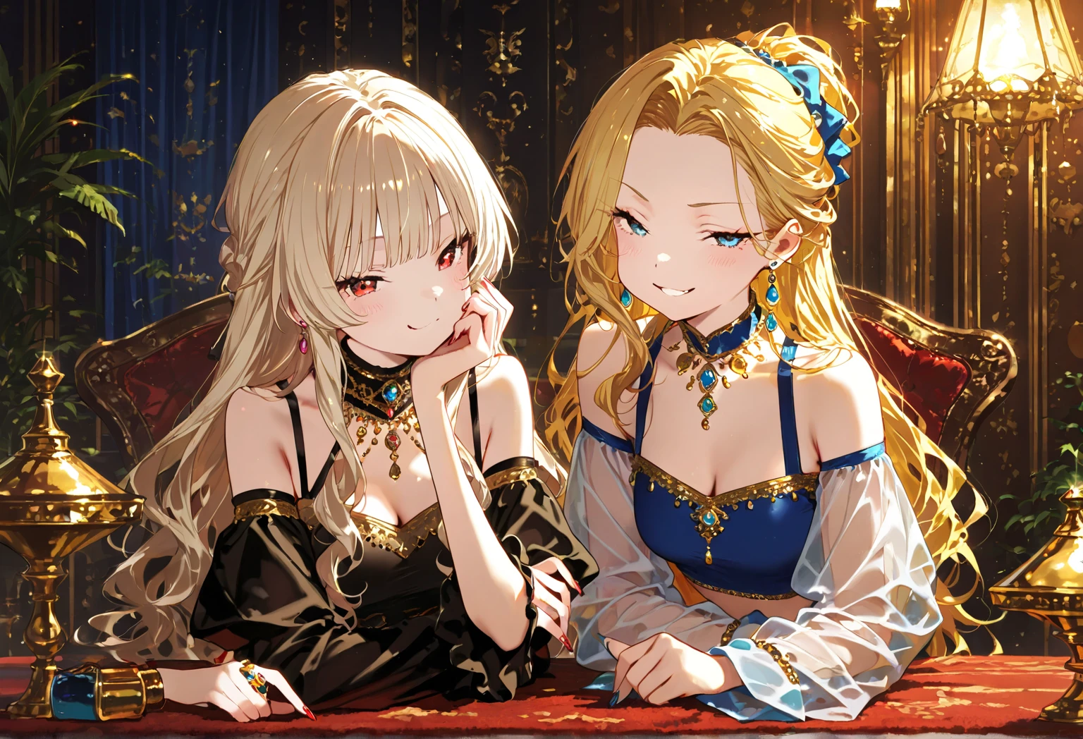 ((Highest quality)), ((masterpiece)), (detailed), （Perfect Face）、The woman is Yuuki Asuna, a Russian with light brown, medium-long hair in a formal evening hairstyle.、The woman is wearing a Russian national dress.、The woman is beautifully dressed in a gorgeous and glamorous evening dress of an ancient Russian empress and accessorized with luxurious accessories.