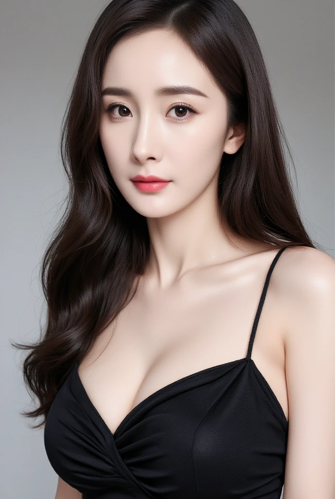 ((top-quality、8k、​masterpiece:1.3))、Rear view、Beautuful Women、1girl in、Beautiful breasts:1.3、Slender abs:1.1、camisole、Butt angle from the background、Long black hair、(While sitting on the bed)、hyperdetailed face、very detailed lips、T back