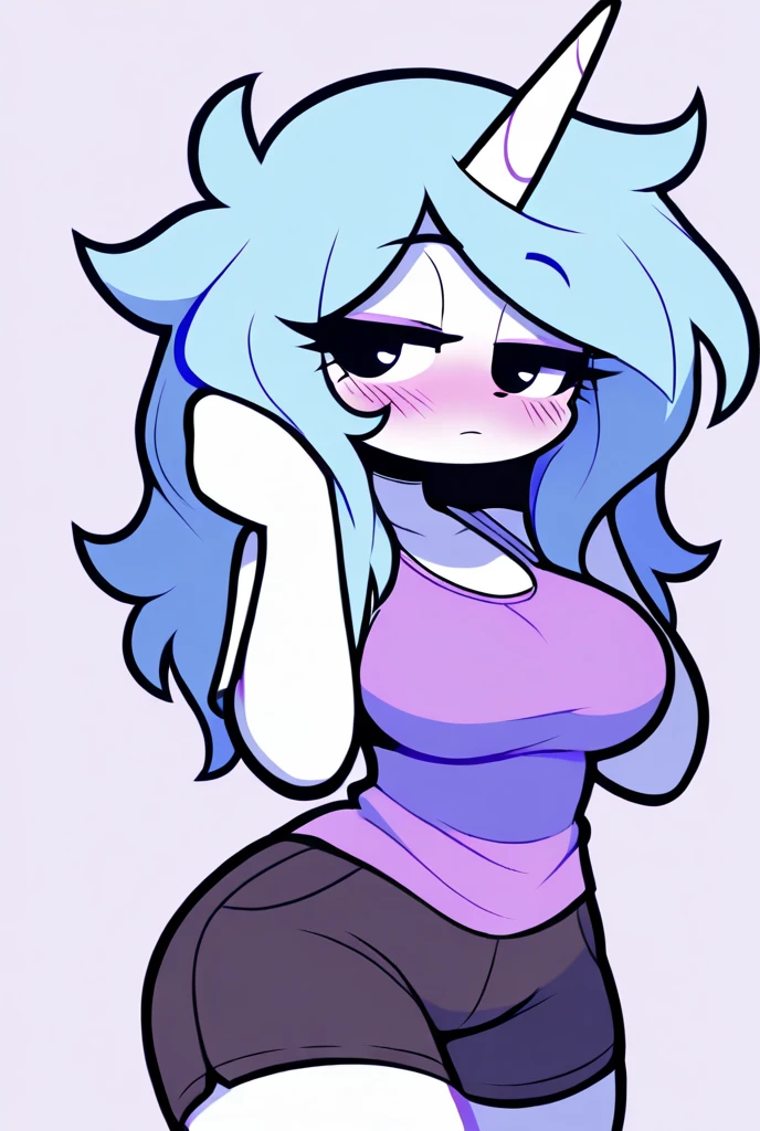 ((Derpiburu_p_95)), NSFW, unicorn, anthro, woman's, cum on breast