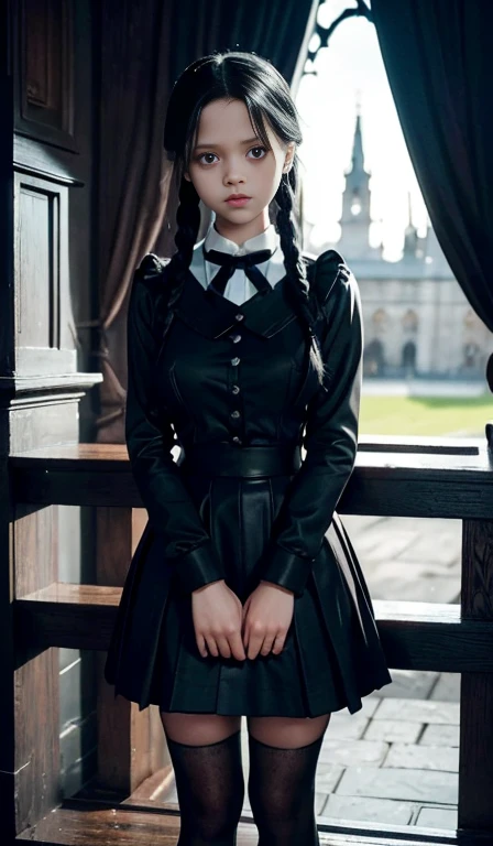 ((masterpiece)),pov, 1girl, standing,  (w3day_14),  <lora:fongletsHermioneGranger_v11:0.2>,
Hermione Granger, black school uniform, micro mini skirt,
