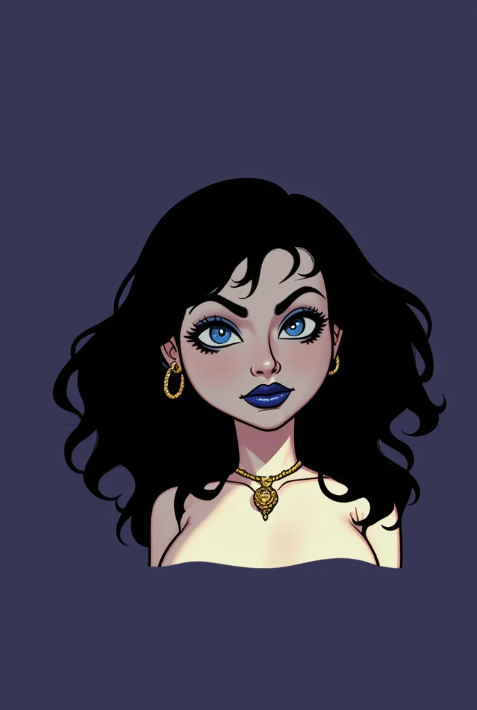 mulher arafada com longos cabelos negros e um colar e pulseira, long flowing dark hair, very long flowing dark hair, cabelos escuros longos e ondulados, cabelo escuro maravilhoso, long flowing dark brown hair, cabelos escuros longos e ondulados, penteado preto longo elaborado, cabelo preto longo e ondulado, longos cabelos negros, Long flowing black hair, cabelo preto longo e ondulado, Lindo cabelo preto, 8k, SexyToon