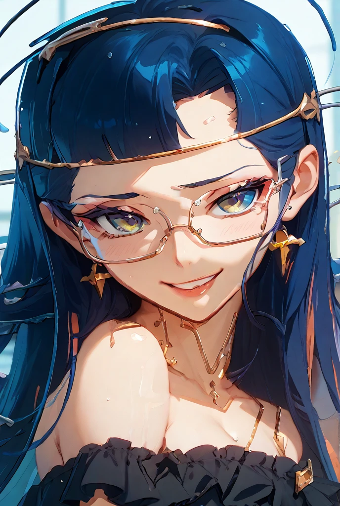 <lora:Latex_Halter_Bikini_By_Stable_Yogi:0.8> latex halterneck, bikini, armlet, <lora:LIP:0.8> (LilyPichuTI:0.9), glasses,, ultra detailed, masterpiece, best quality, aesthetic, detailed,