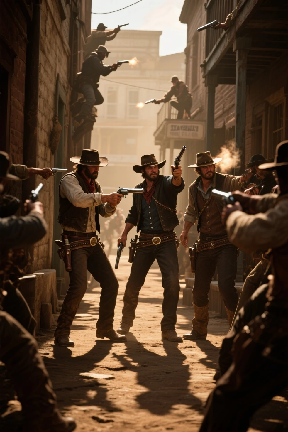 confront《Red Dead Redemption 2》Survived by the Outlaws of the Three Strongest Towns