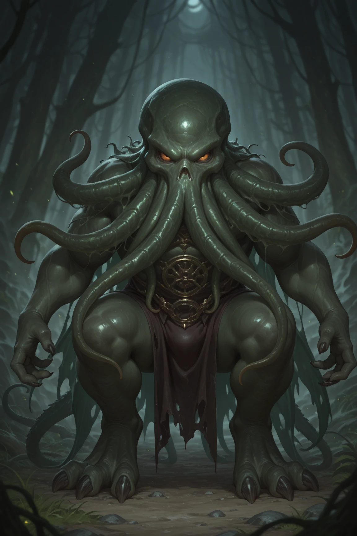 Cthulhu style,Two-wheeled monster