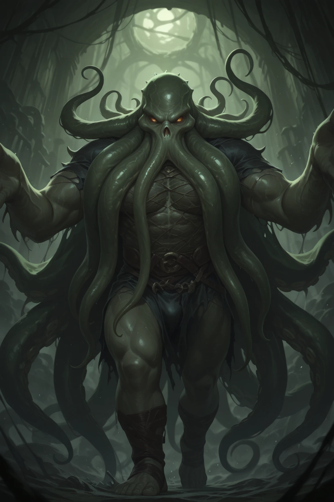 Cthulhu style，Two-wheeled monster