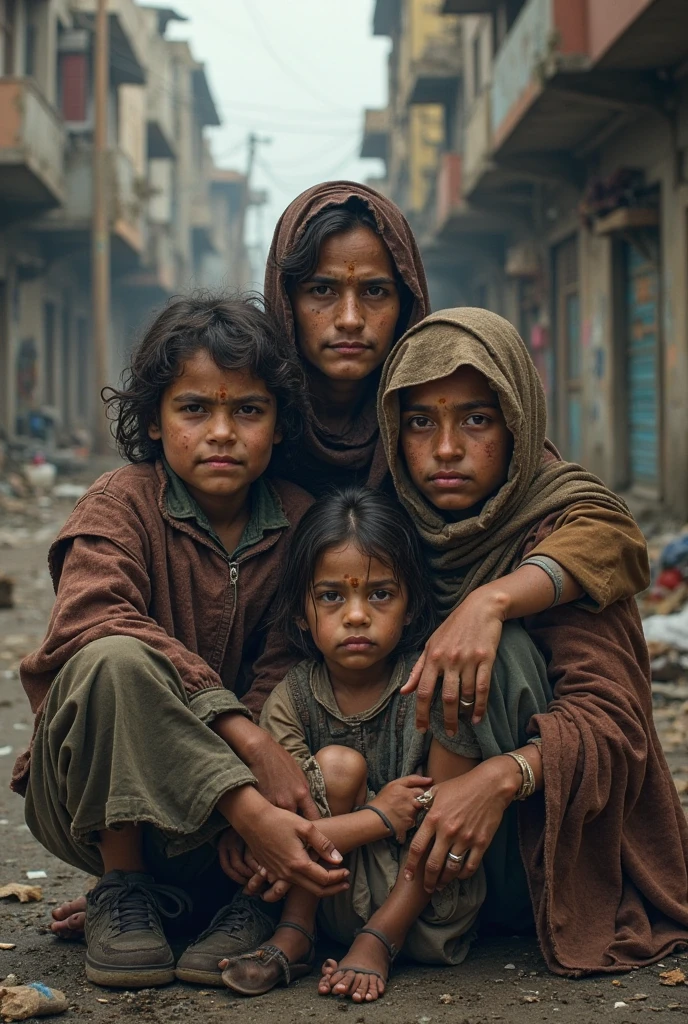 Poor rural women and children