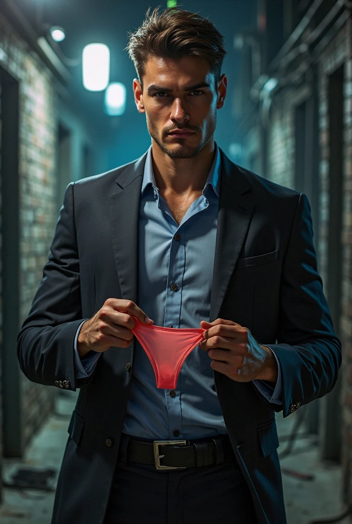 man in underwear