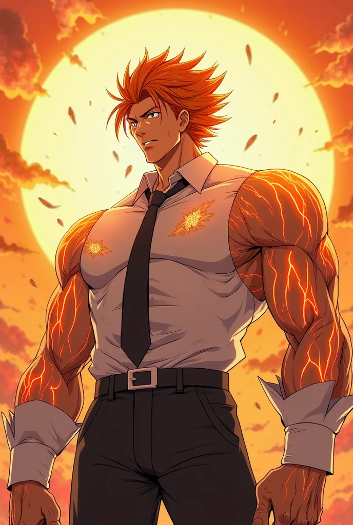 Hombre, muscular, robusto, Grom