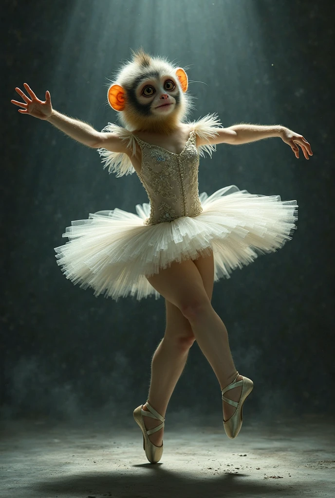 The stage sunshine puppet ballet is spooky