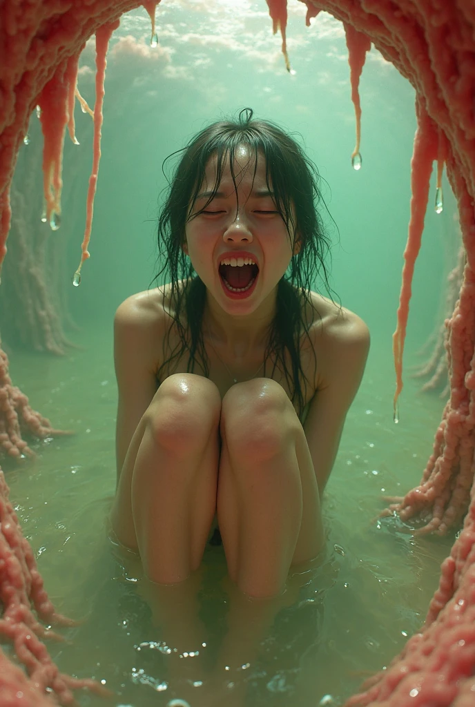 (masterpiece, 16k,8k,4K ,Very detailed:1.1),(Beautiful Face:1.1),(One Girl:1.1),Age 25,Japanese Girls,(Jewelry Lifting:1.3),(urination:1.4),(Embarrassing:1.2), Open your mouth,I opened my eyes,Medium Shot,Moaning,(traces of saliva), Eyes Wide Open, (Frowning),(Crazy Eyes) ,Heavily wet,(Wet thighs),(Open leg pose),C cup breasts,(cum running down her legs),Black Hair,Squirting on your own, Wet clothes, The face of a talented person,I can't hold my Squirting, doggy pose, Her body can't hold my Squirting, Squirting in the middle of town,stand up, Hyper cum desperate face,Embarrassing face,Painful face, Covered in semen, cum on longtan,cum on face, vagina and anus,cum shot,Tied up with rope,ahegao,Suck your own breasts,drinking semen,cum shot in mouth,Pink nipples,Squeezing a penis between her buttocks,double Penetration sex