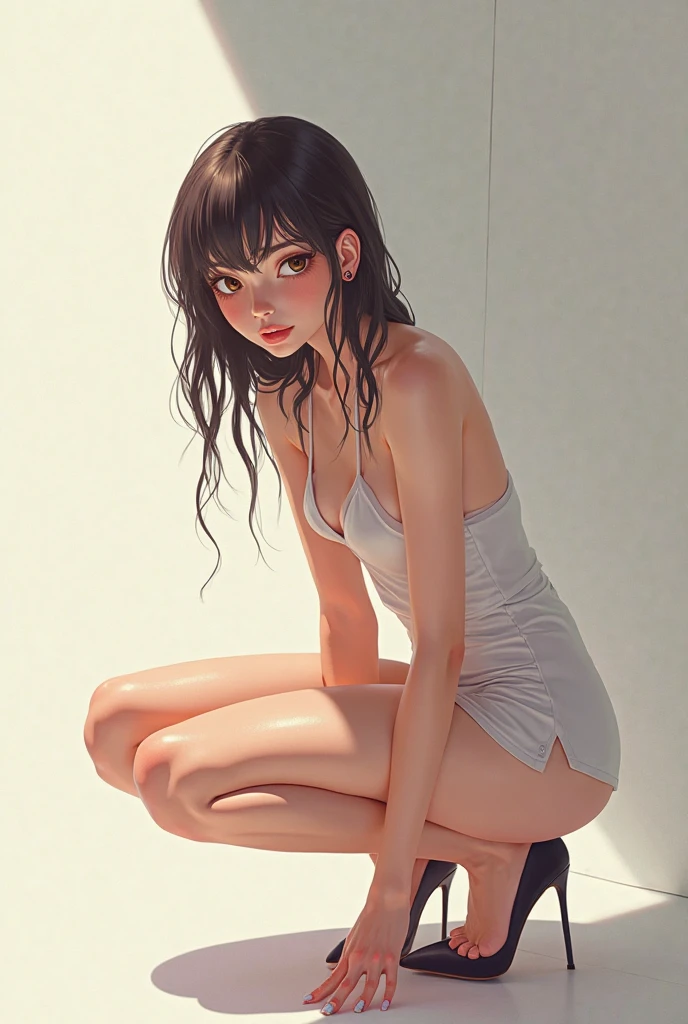 girl, feet