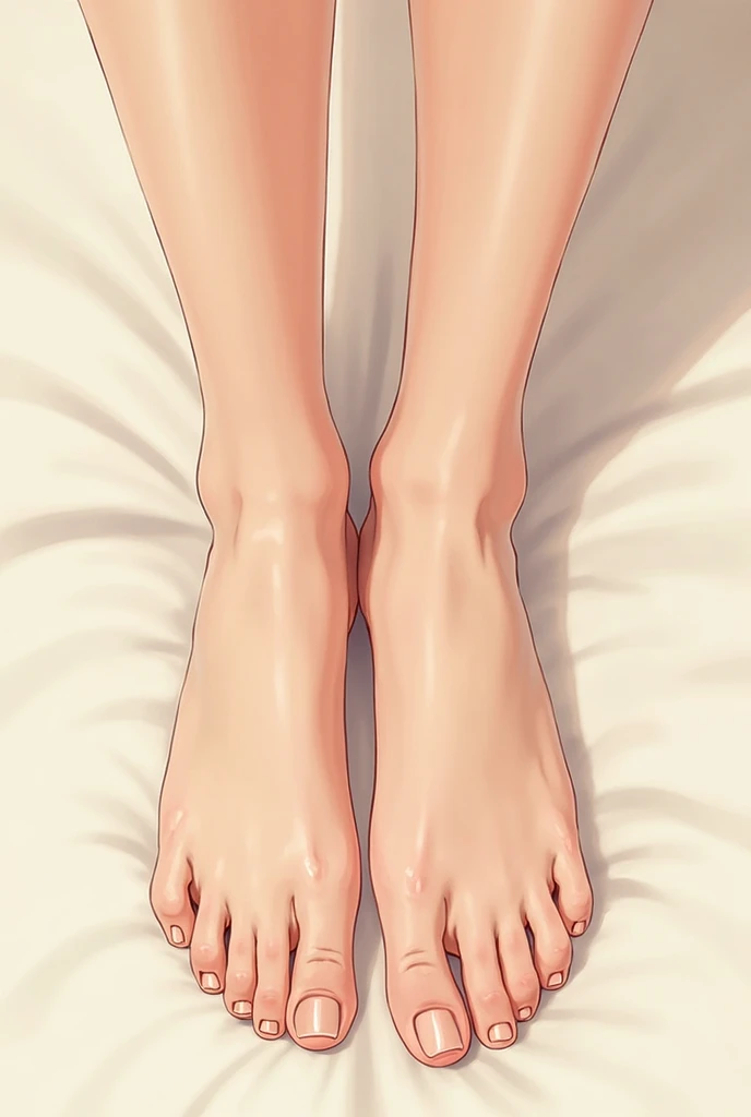 sweaty anime feet