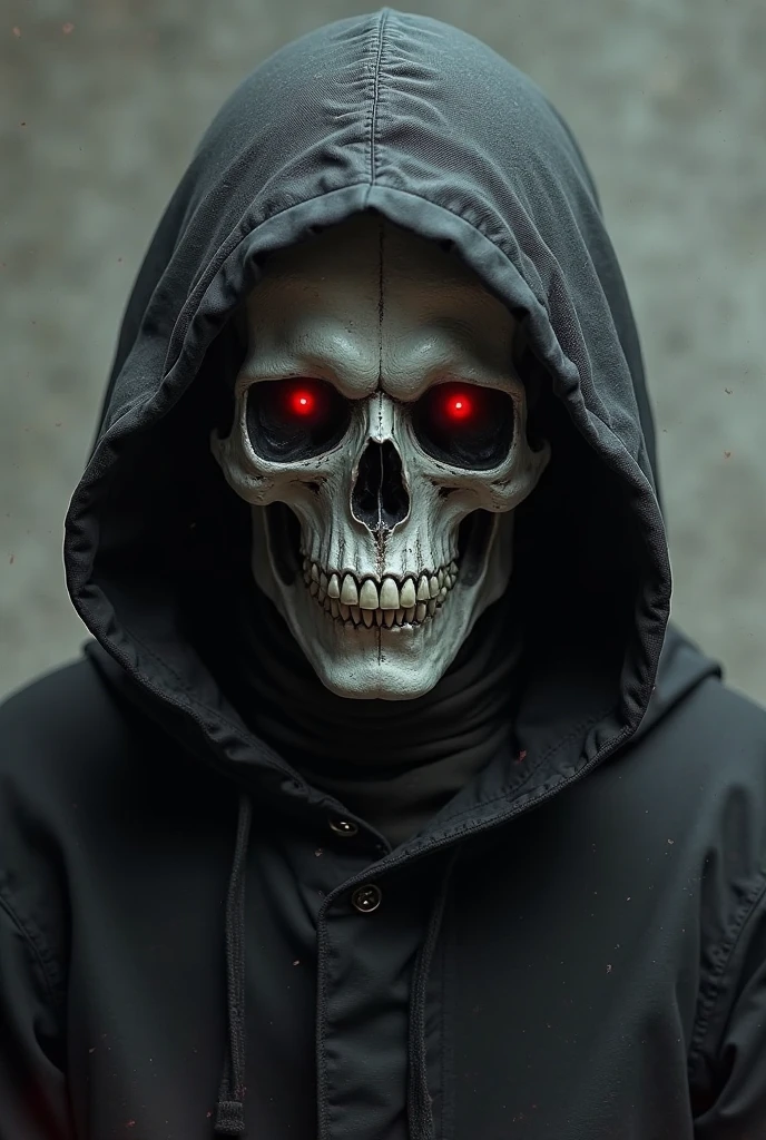 Man ghost with zombie face, clothings white, 4k, Full hd