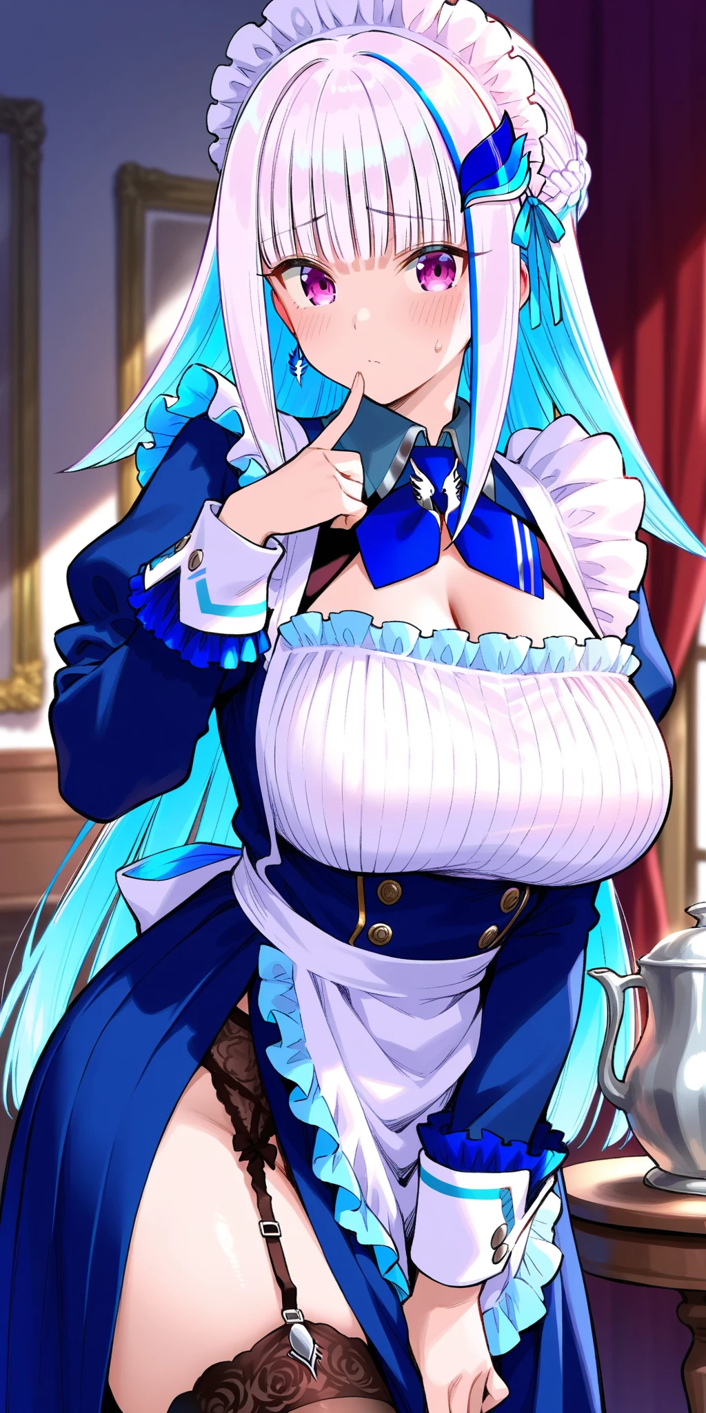Masterpiece 8k maid outfit Big breasts