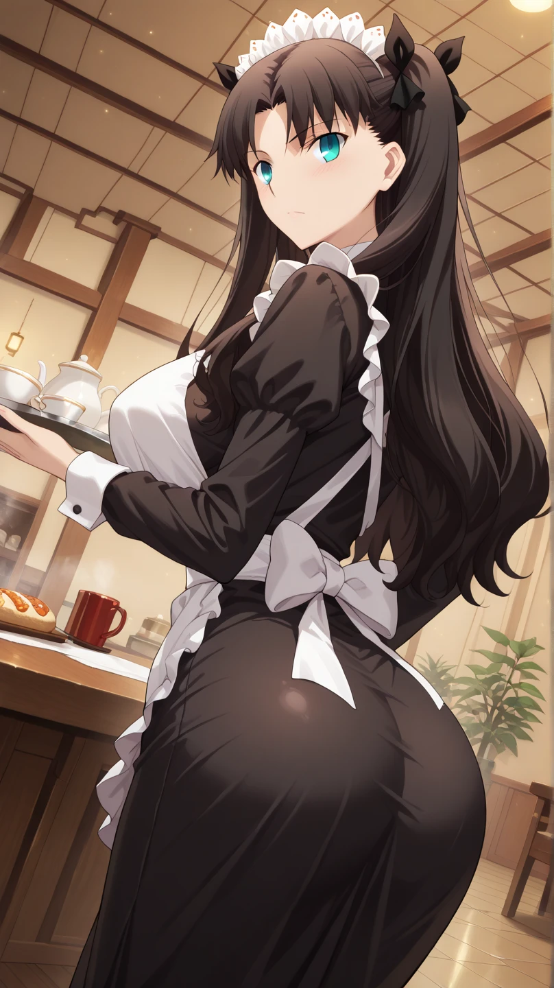 One Woman、One Man、A man gets his face stepped on by his butt、Married women、beauty、Cafe、Cafe店員の制服、淫乱Cafe店員、Cafe店員、Age 25、Tight Skirt、Looking down at the viewer, ponytail, Highest quality, Focus on the thighs, smile、 Black Pantyhose, panties under pantyhose,Purple Panties、 kitchen、Plump thighs、Big 、Big Ass、 Black Hair,My thighs are steaming between my legs 、Sweaty pantyhose、Raise one leg、Sweaty asanguri Pose