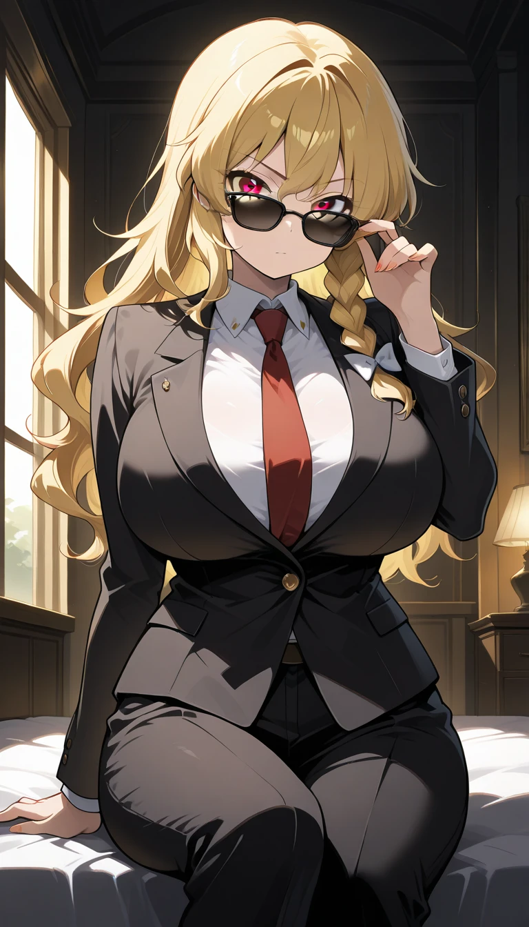 best quality Saber big breasts business suit blindfold 