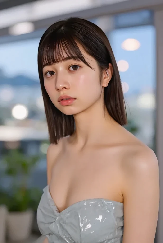 "(highest quality,8K,High resolution,masterpiece:1.2),Super detailed,(realistic,photorealistic,photo-realistic:1.37),soft focus,18-year-old,beautiful and detailed face,Detail view,renaissance art,delicate artwork,kitchen,kitchen apron,teenage girl,seductive lingerie,Gentle milk dripping onto my chest, Bright colors,studio lighting"