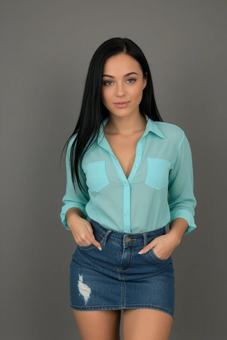 profesional, (foto 4k:1.1) por (Jeremy Lipking:0.3), (Anna Dittman:0.3), (marca ariana:0.3), (Sharp focus:1.3), Alto detalle, agotador (camisa apretada:1.2), hermoso rostro detallado, ojos color avellana, Cabello largo y rubio, (Mujer joven atractiva:1.3), (seductor:1.1), (Rubor:1.1), forma del cuerpo con curvas, pechos grandes y redondos, Caderas anchas