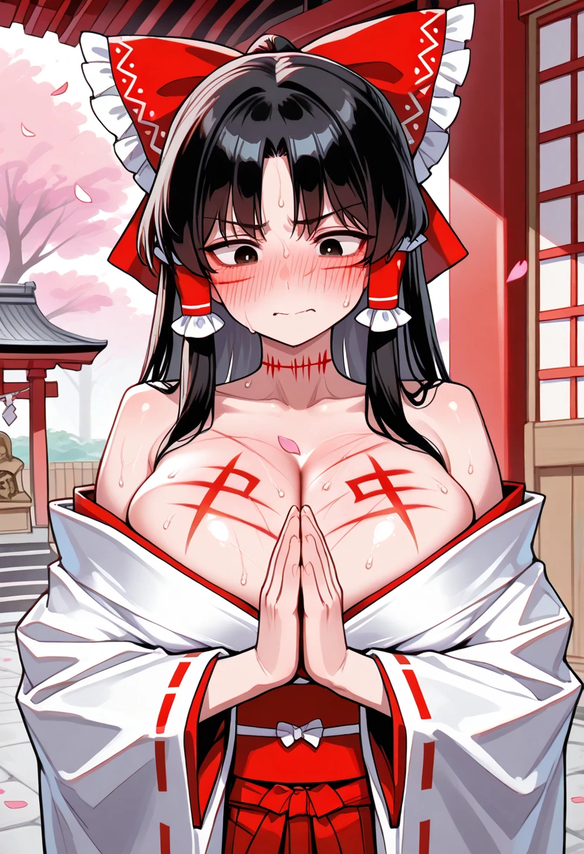 Period drama manga style A 15-year-old super beautiful Chinese girl with black hair in a bun cut(1 person) She is wearing a royal long-sleeved Chinese dress In a dimly lit bedroom Floral Futon She is forced onto all fours by the perverted old emperor and cries in fear. She exposes her nipples and starts having sex with a penis inserted into her pussy in a doggy style position She loses her virginity and becomes pregnant She was creampied with cum from a high-speed piston