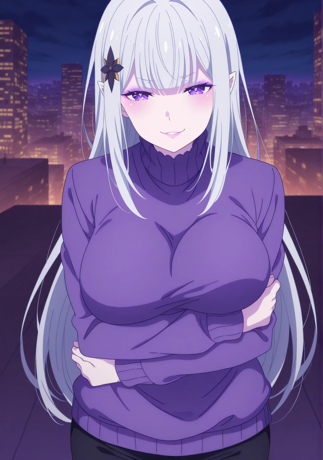 Zero two, 1girl, solo, long hair, fake horns, looking at viewer, smile, breasts, city background, butt, bare shoulders, teeth, tight shirt, short sleeves, closed mouth, black t-shirt, portrait, shorts, skin tight outfit, seductive, realistic, best quality, masterpiece, ultra detail, ultra high res, extreme detail, 8k, uhd, detailed