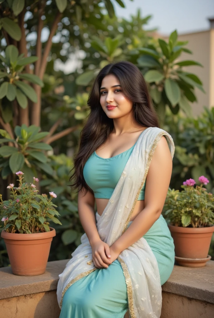 Saira Banu 26 years old beautiful different face cute sexy Indian girl, big m-cup oval breast, curvy figure, Resham Embroidery colorful t-shirt, different colorful Resham Embroidery Saree, different hairstyle, bright eyes, thin eyebrows, fair skin, blushing cheeks, head to thigh close up view, smiling face, ultra realistic skin texture, Kamasutra expression, Straight front view standing beautiful different Ratnagiri, Maharashtra background, ultra realistic, close up head to thigh view, black hair, Provocative eye Contact, glossy lipstick, attractive eye contract face,