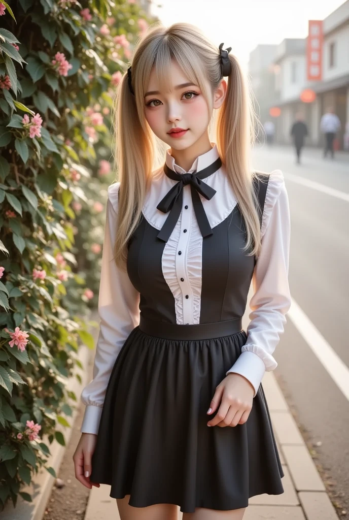 Sexy Big 、Sexy cute looks and cute 15 year old beautiful girl, beautiful and sexy face、A strong wind blows my hair in front of my face、length, Metallic blonde straight hair、beautiful, Cute and sexy eyes hidden behind long bangs, Gothic Maid BREAK Ceremony,((masturbate violently:1.5)), ((Random sexy poses、put in、Deep joy, Ecstatic eyes:1.2)), ((I gasp hard:1.2))、Ecstatic face、Climax expression, Through clenched teeth、My whole body is convulsing、Official Art，Highly detailed CG Unity 8k wallpaper, (masterpiece:1.0),(highest quality:1.0), photo shoot, 8k, Browsing Caution, High resolution, Kodak Portrait 400, Film Grain, Lens flare brilliance,Very low camera angle, View your audience