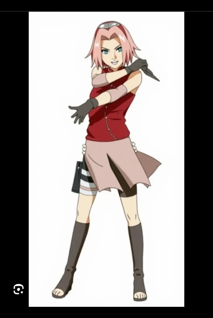 IzunaCzar, (short hair, pink hair, green eyes, goggles), (red ninja clothes, ninja, fishnet, fishnet legwear, black spandex shorts, shuriken), (standing, temple), (masterpiece:1.2), hires, ultra-high resolution, 8K, high quality, (sharp focus:1.2), clean, crisp, cinematic,<lora:Izuna-15:0.7>