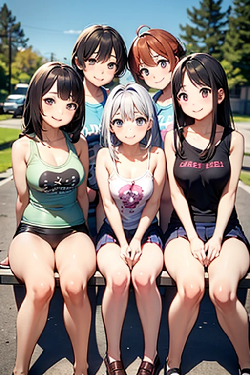((highest quality)), ((masterpiece)), (3 girls:1.5), Three cute girls are posing for the camera in an indoor flower garden full of flowers。, (shirtを持ち上げる:1.3), (three people standing in a row), (Close-up shot from the waist up), (open your mouth and smile:1.3), ray tracing, ((topless)), (), nipple, chest, hair band, head band, hair bobble, blouse, shirt, (high resolution face:1.5), (High definition finger 1.5), realistic, 4-year-old, 5 years old, 6 years old, 7 years old,((No panties)), Pussy, No skirts, Asian, Westerners, silver hair, brown hair, blonde, (belly button), jewelry, looking at the viewer, necklace, long hair, short hair, (abs),(written boundary depth),
