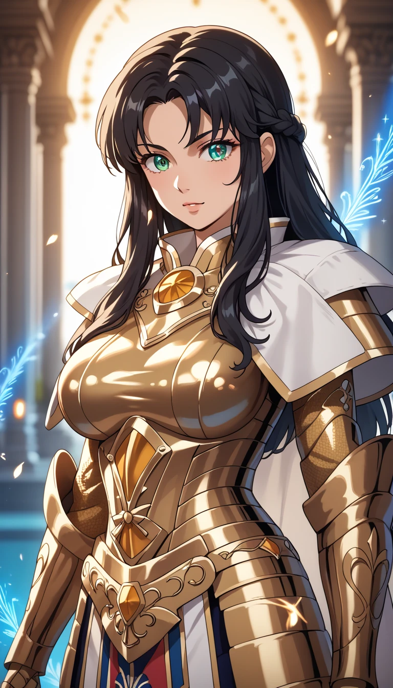 ((Solo)) ((Masterpiece)) ((Perfect Face)) ((Beautiful)) ((Muscular Figure)) ((Small Breasts)) ((Warrior Woman)) ((Long brown Hair)) ((fantasy armor)) ((Pale Skin)) ((Brown Eyes)) ((Thin Scars)) ((Full Lips)) ((Prominent Nose))
