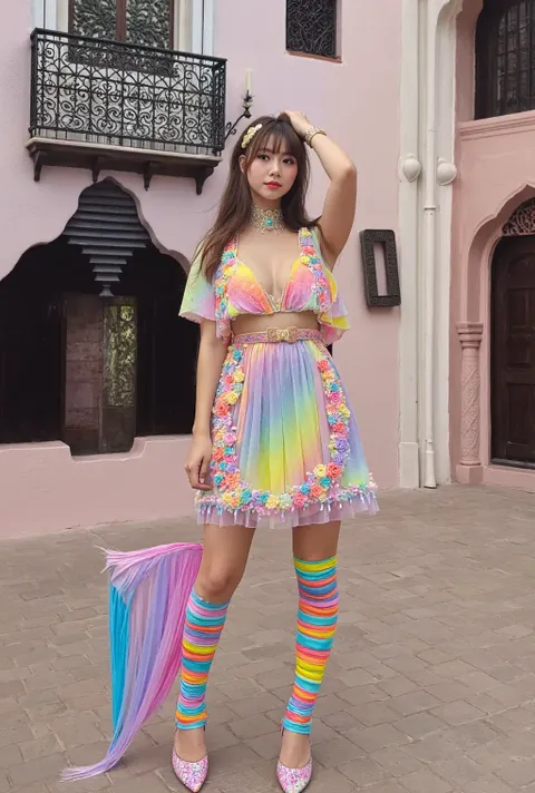 Colorful Moroccan-style illustration