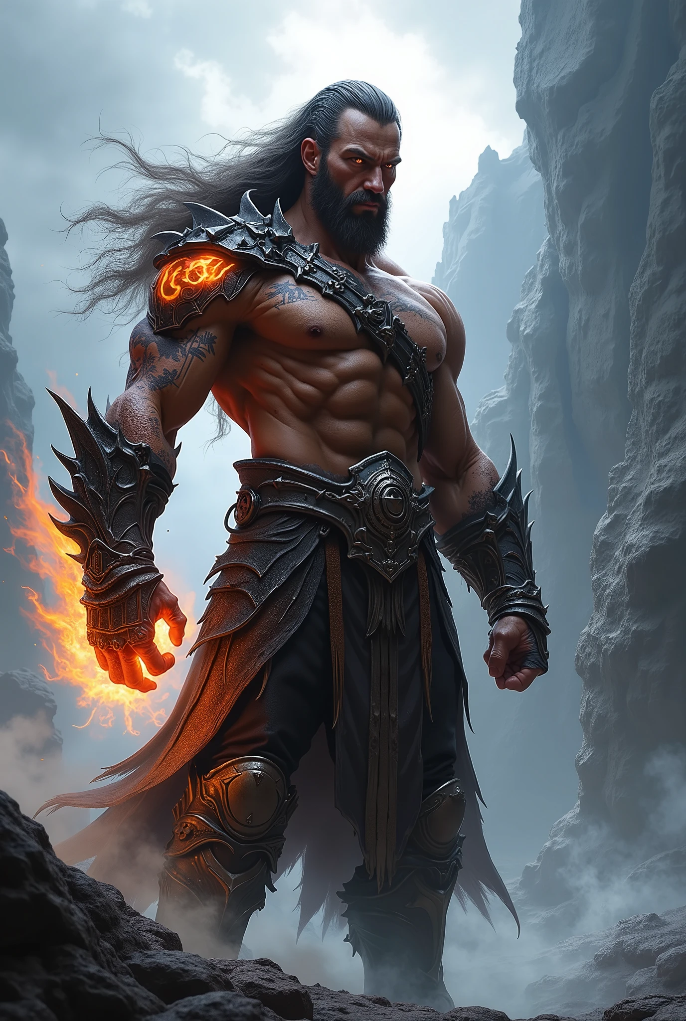 A muaythai fighter descended from Odin with the powers of gods