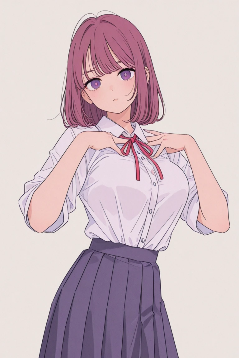 Doing club activities、A smile