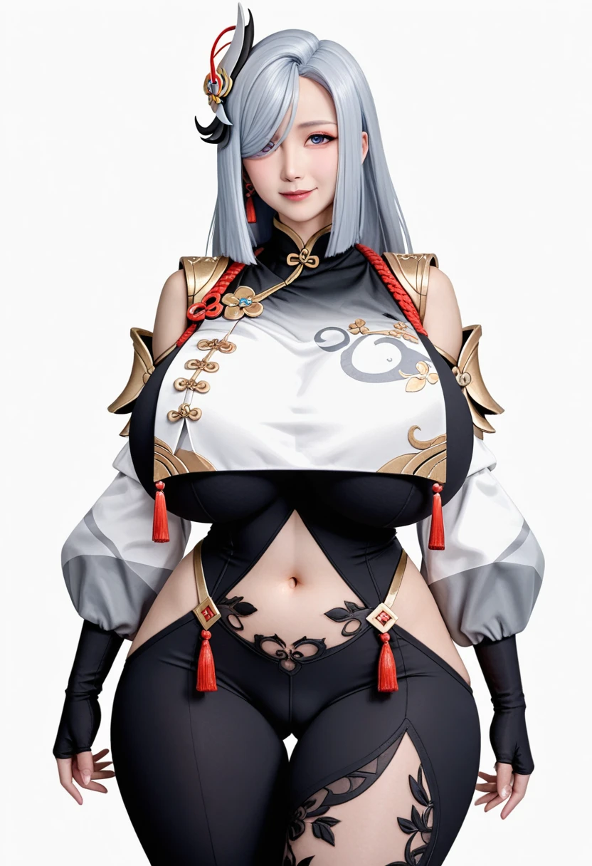 TEKKEN_REINA, CLOSE UP UPPER BODY,SOLO, COWBOY SHOT, ((EVIL DRAGON HELM, WHITE LONG HAIR)), (GIGANTIC FAKE BREASTS,CLEAVAGE TOP,11 LINE ABS:1.5), ((WEARING OUTFIT WARRIOR TRADITIONAL CHINESE GODDESS FULL ARMORED,BREASTPLATE ARMOR:1.5)), (MUSCULAR BODY SHAPE:1.5), (CLEAN GLOSSY BODYSKIN:1.5), (LOOKING AT VIEWER:1.6), (BACKGROUND FUTURISTIC SPACE STATION:1), (PHOTOREALSITIC:1.4), (ULTRA-DETAILLIERT), (TOP-QUALITY), (BEST SHADOWS), BRIGHT LIGHT IN ROOM, HYPER TEXTURE, (4X MSAA), ((UNREAL ENGINE 5 RENDER)), (NEON), PHYSICALLY-BASED RENDERING, ULTRA HIGHT DEFINITION, 16K, 1080P.
